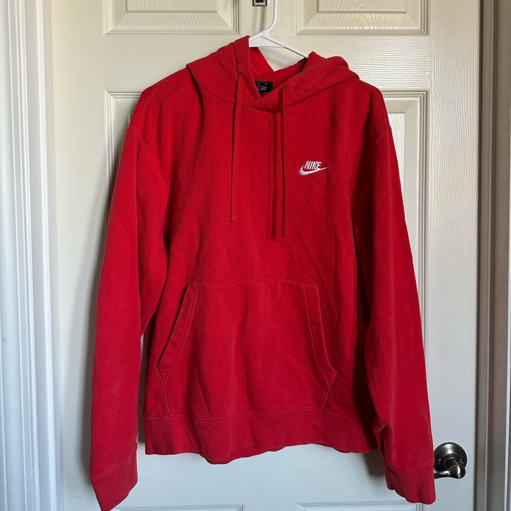 Nike Men's Bold Red Hoodie
